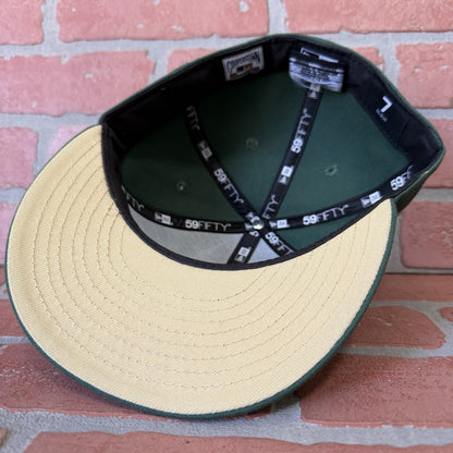NEW ERA TORONTO BLUE JAYS GREEN CROCODILE PACK FITTED BASEBALL HAT YELLOW SZ 7 Yesterday's Fits Clothing Fashion Vintage Streetwear Fashion Item