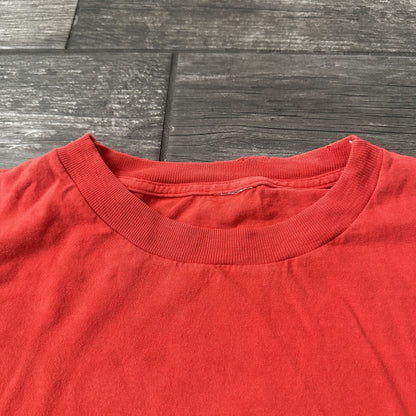 VTG COUGAR NATIONAL WILDLIFE FEDERATION 2XL FADED DISTRESSED T-SHIRT TEE RED Yesterday's Fits Clothing Fashion Vintage Streetwear Fashion Item