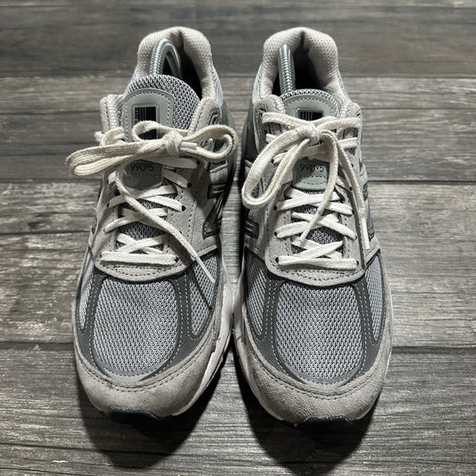 NEW BALANCE 990 V5 SZ 7.5 MADE IN USA GREY SNEAKERS NO BOX 990V5 SUEDE BRUSH Yesterday's Fits Clothing Fashion Vintage Streetwear Fashion Item