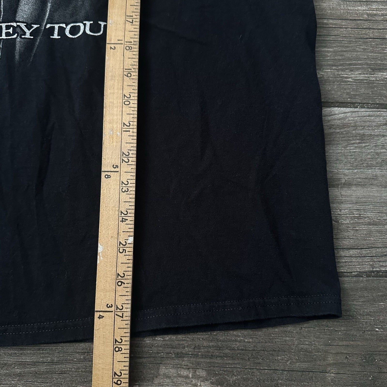 2012 KENNY CHESNEY TOUR CUT-OFF BLACK T-SHIRT COUNTRY MUSIC CONCERT SZ XXL Yesterday's Fits Clothing Fashion Vintage Streetwear Fashion Item