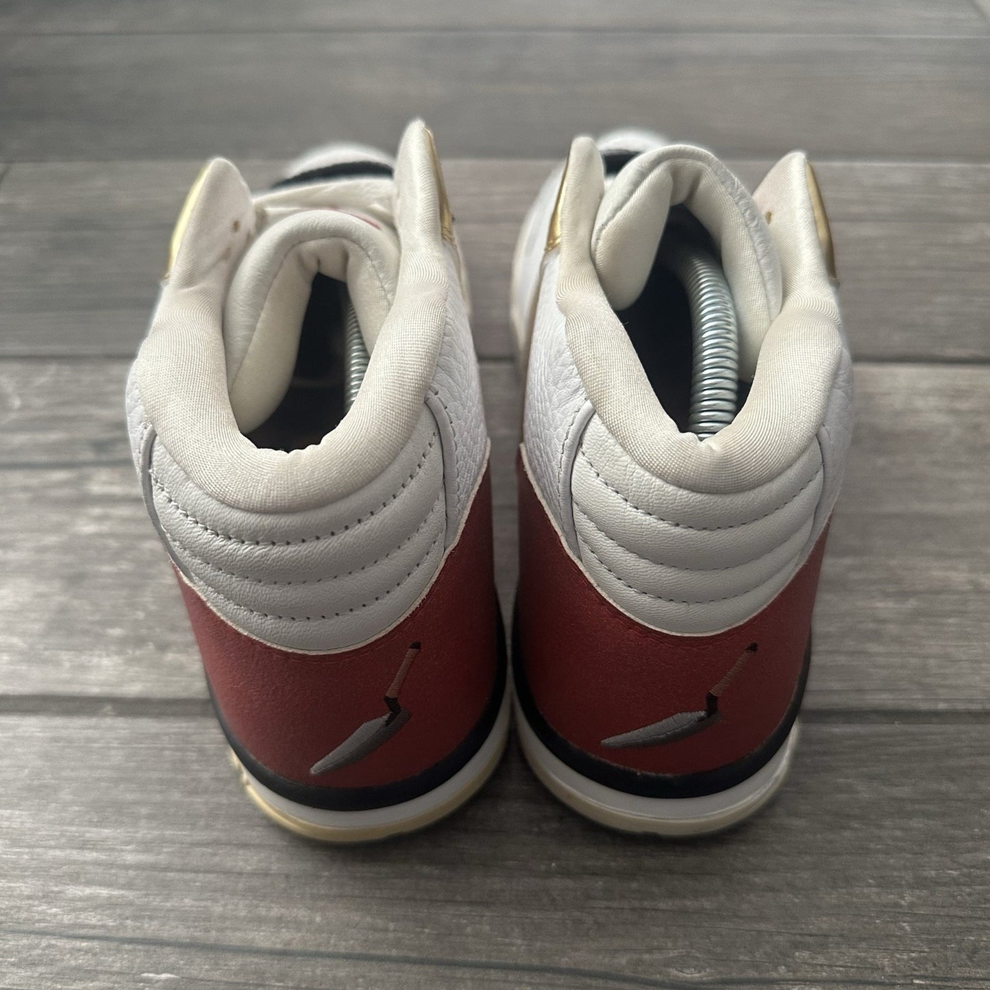NIKE AIR TRAINER 1 MID PRM BRICK LAYER 607081-101 SZ 9 SNEAKERS RED WHITE NO BOX Yesterday's Fits Clothing Fashion Vintage Streetwear Fashion Item