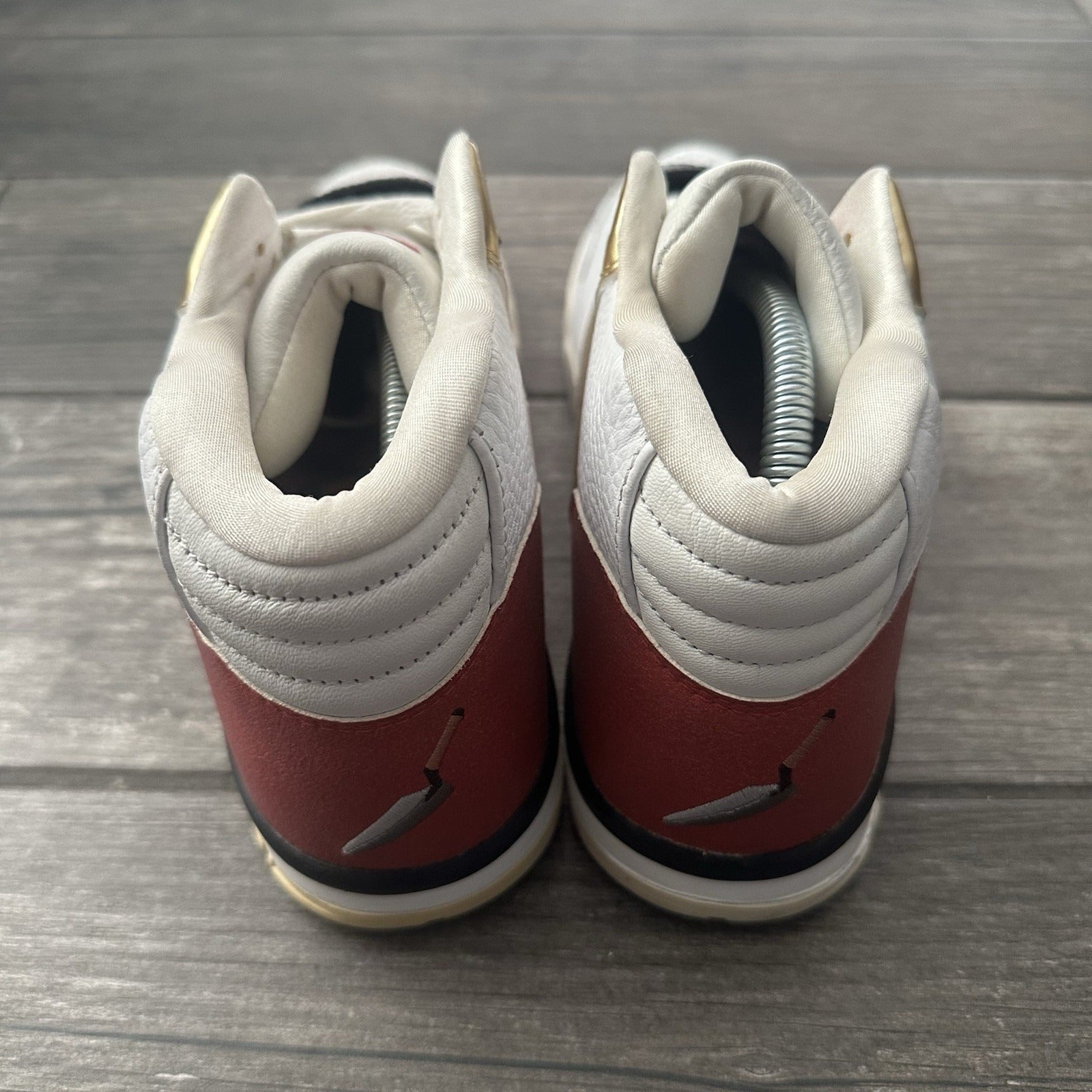 NIKE AIR TRAINER 1 MID PRM BRICK LAYER 607081-101 SZ 9 SNEAKERS RED WHITE NO BOX Yesterday's Fits Clothing Fashion Vintage Streetwear Fashion Item