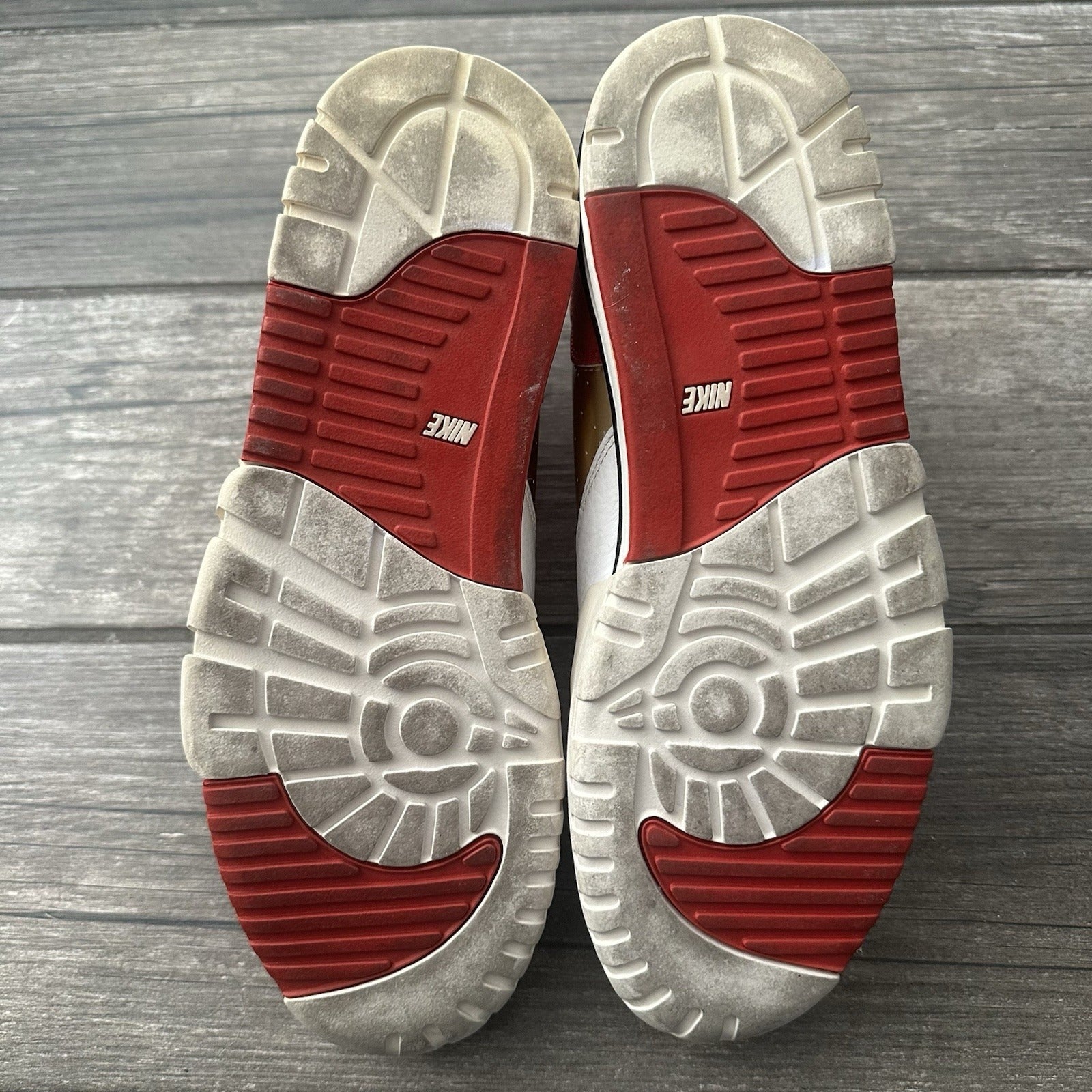 NIKE AIR TRAINER 1 MID PRM BRICK LAYER 607081-101 SZ 9 SNEAKERS RED WHITE NO BOX Yesterday's Fits Clothing Fashion Vintage Streetwear Fashion Item
