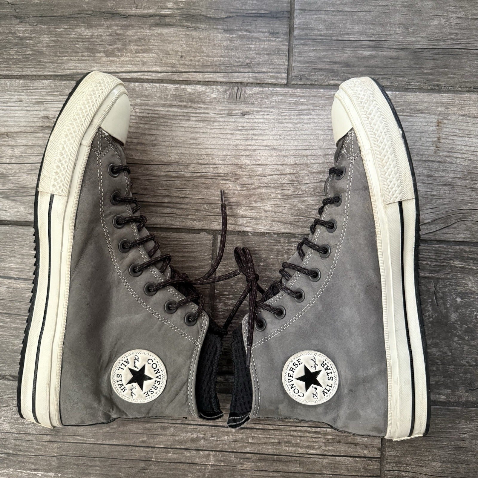 CONVERSE CHUCK TAYLOR ALL STAR WATERPROOF BOOT HIGH SZ 10 SNEAKERS CARBON GREY Yesterday's Fits Clothing Fashion Vintage Streetwear Fashion Item