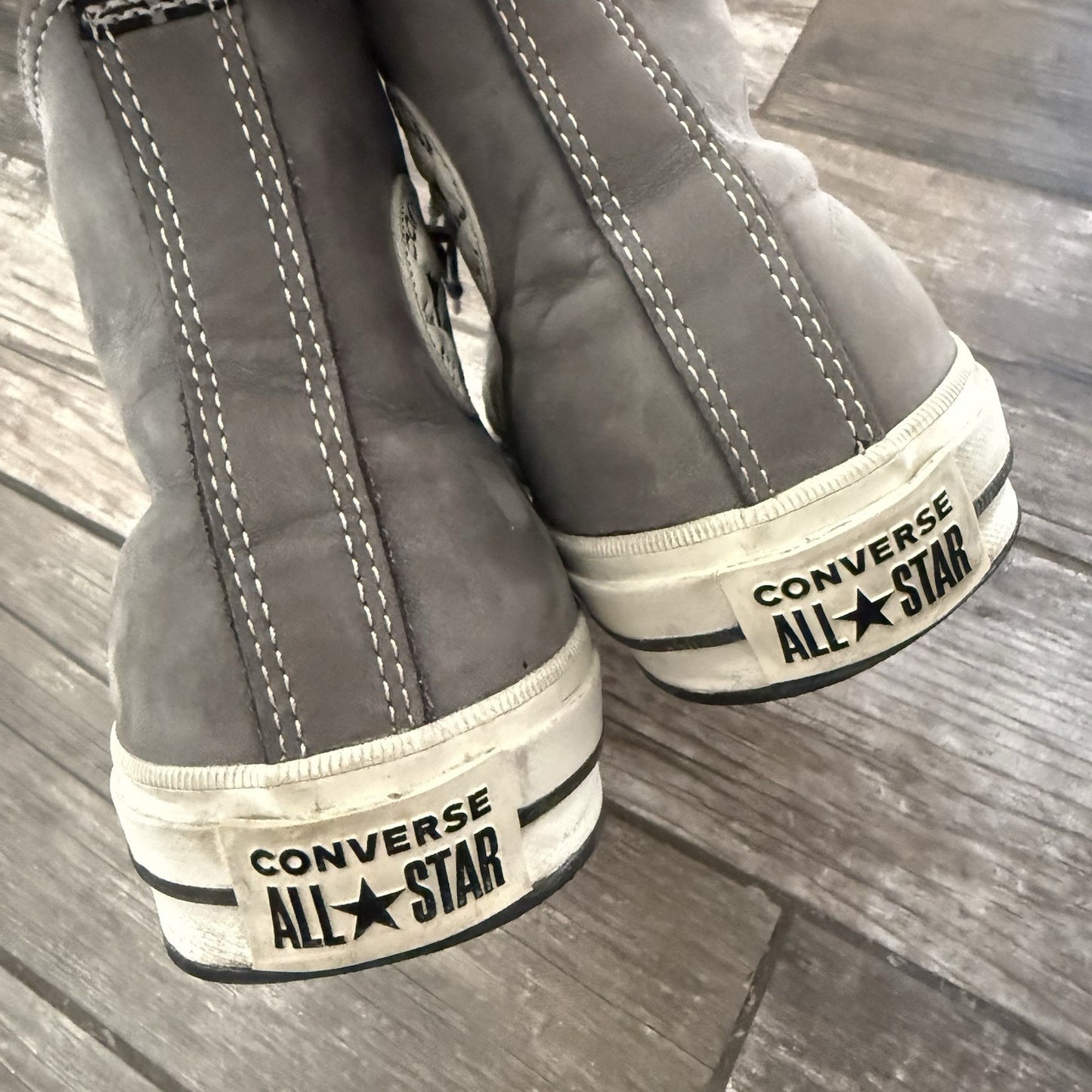 CONVERSE CHUCK TAYLOR ALL STAR WATERPROOF BOOT HIGH SZ 10 SNEAKERS CARBON GREY Yesterday's Fits Clothing Fashion Vintage Streetwear Fashion Item