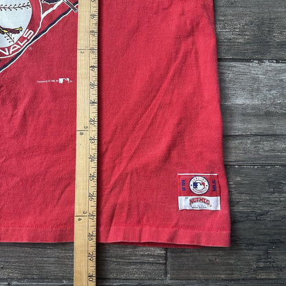 VTG 90s NUTMEG ST LOUIS CARDINALS BASEBALL MLB RED FADED TEE T-SHIRT SZ XL Yesterday's Fits Clothing Fashion Vintage Streetwear Fashion Item