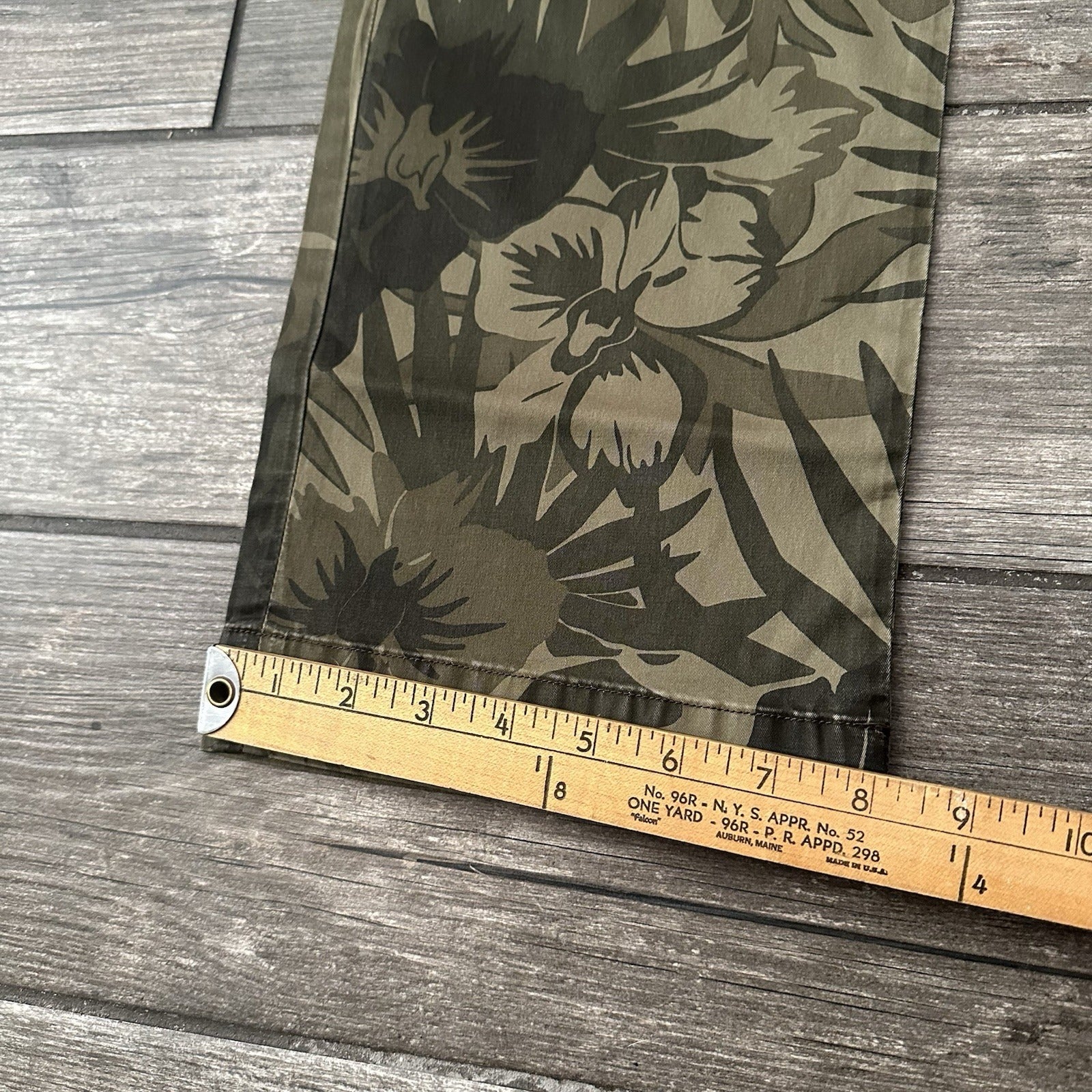 POLO RALPH LAUREN AOP ALL OVER PRINT LEAF CAMO BROWN GREEN CHINO PANTS SZ 36X32 Yesterday's Fits Clothing Fashion Vintage Streetwear Fashion Item