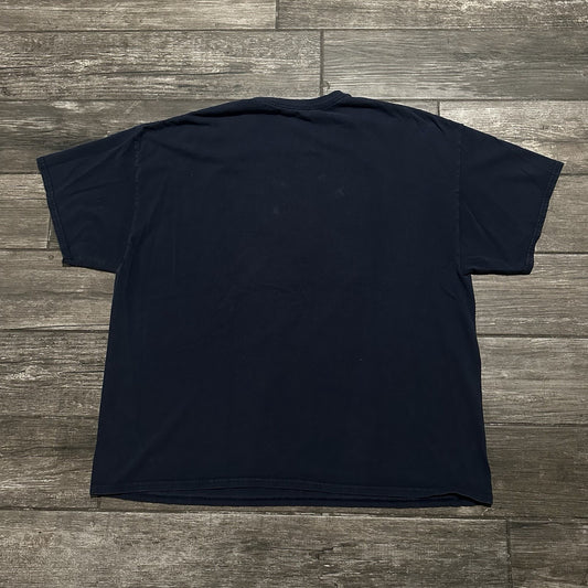 Y2K THOSE WHO THINK ANNOY US PARODY T-SHIRT NAVY BLUE FADED 3XL SHORT SLEEVE Yesterday's Fits Clothing Fashion Vintage Streetwear Fashion Item