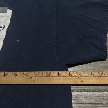 Y2K THOSE WHO THINK ANNOY US PARODY T-SHIRT NAVY BLUE FADED 3XL SHORT SLEEVE Yesterday's Fits Clothing Fashion Vintage Streetwear Fashion Item