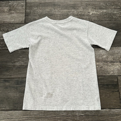 VTG DISNEY MICKEY MOUSE GREY GRAPHIC T-SHIRT USA MADE DISNEYLAND YOUTH M 10-12 Yesterday's Fits Clothing Fashion Vintage Streetwear Fashion Item