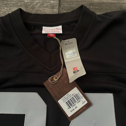 NWT $160 MITCHELL & NESS LOS ANGELES RAIDERS BO JACKSON BLACK FOOTBALL JERSEY L Yesterday's Fits Clothing Fashion Vintage Streetwear Fashion Item