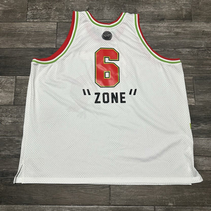 MITCHELL & NESS ATLANTA HAWKS FUTURE ZONE 6 BASKETBALL JERSEY WHITE SZ 5XL Yesterday's Fits Clothing Fashion Vintage Streetwear Fashion Item