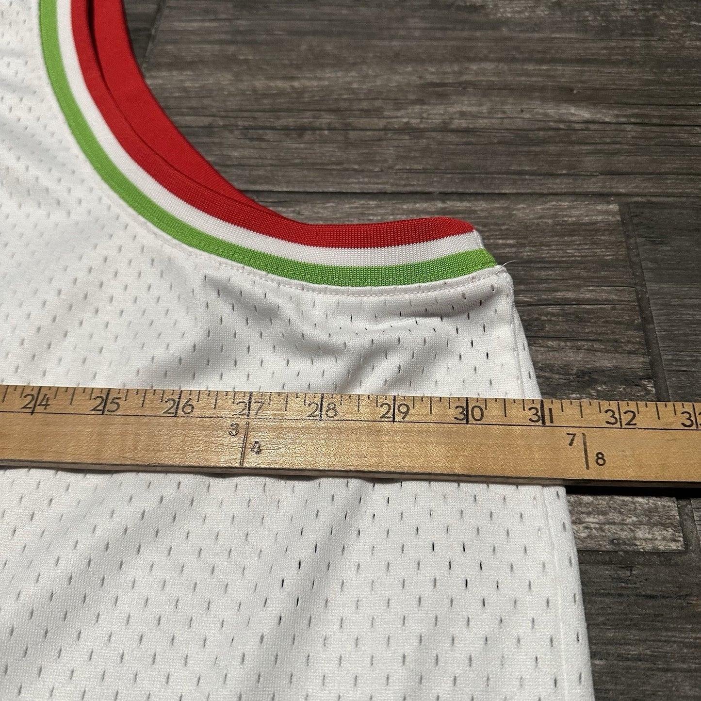 MITCHELL & NESS ATLANTA HAWKS FUTURE ZONE 6 BASKETBALL JERSEY WHITE SZ 5XL Yesterday's Fits Clothing Fashion Vintage Streetwear Fashion Item