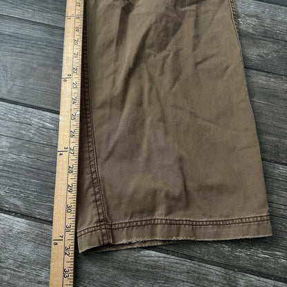 VTG Y2K AEROPOSTALE AERO CARGO BAGGY BROWN PANTS MEASURES 36x32 PARATROOPER Yesterday's Fits Clothing Fashion Vintage Streetwear Fashion Item