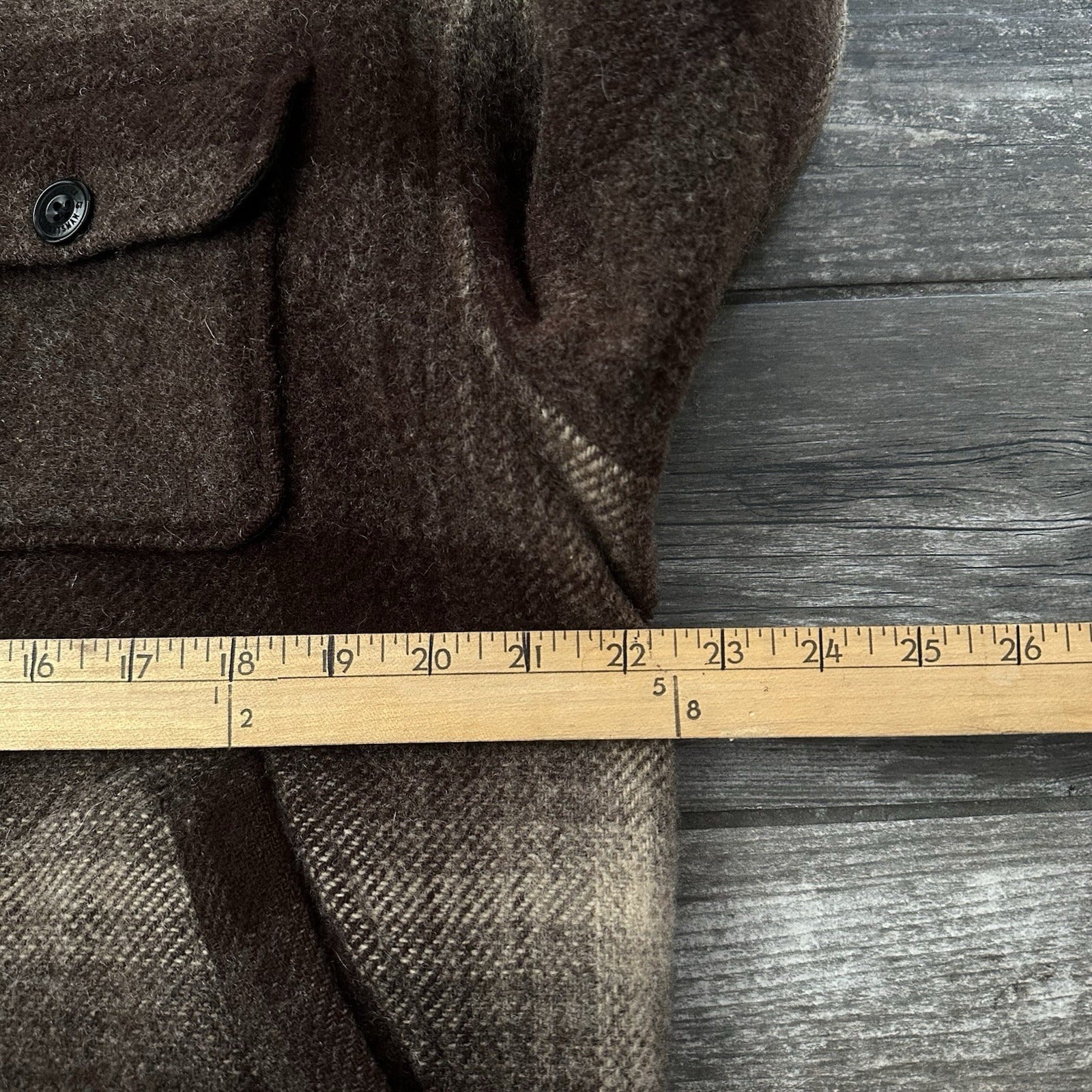 VTG POLO SPORT SPORTSMAN RALPH LAUREN PLAID WOOL BROWN COAT JACKET SHADOW SZ L Yesterday's Fits Clothing Fashion Vintage Streetwear Fashion Item