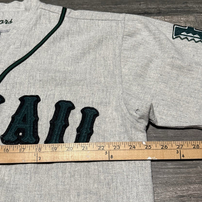 VTG COLOSSEUM HAWAII RAINBOWS WOOL BLEND HEATHER BASEBALL #1 JERSEY SZ XL Yesterday's Fits Clothing Fashion Vintage Streetwear Fashion Item