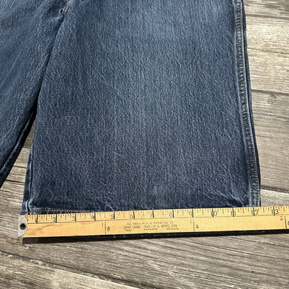 VTG Y2K FUBU COLLECTION BLUE DENIM BAGGY JEAN SHORTS JORTS WIDE LEG SZ 38 Yesterday's Fits Clothing Fashion Vintage Streetwear Fashion Item