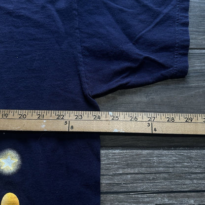VTG DISNEY WINNIE THE POOH TIGGER BLUE NEVER TOO LATE TO DAYDREAM SHIRT XL LONG Yesterday's Fits Clothing Fashion Vintage Streetwear Fashion Item