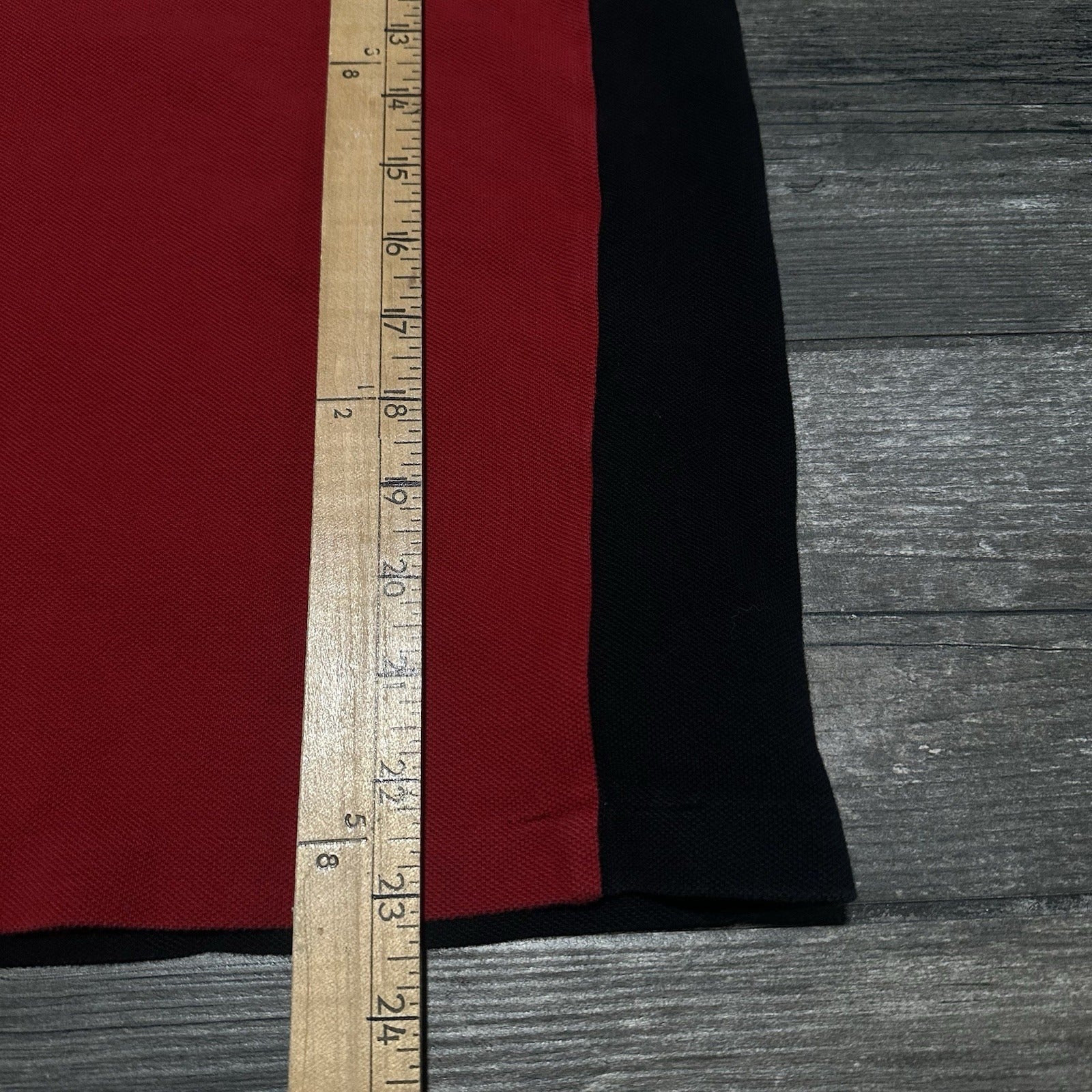 POLO RALPH LAUREN GERMANY BIG PONY RED BLACK SHIRT COLLARD SHIRT SZ S Yesterday's Fits Clothing Fashion Vintage Streetwear Fashion Item