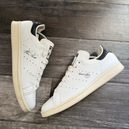 ADIDAS STAN SMITH DISNEY KERMIT THE FROG WHITE SNEAKERS GX9513 SZ 10 NO BOX Yesterday's Fits Clothing Fashion Vintage Streetwear Fashion Item
